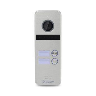 Відеопанель BCOM BT-402HD Silver на 2 абоненти 240575 фото