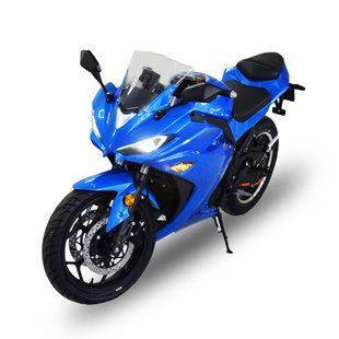 Електроскутер TV6 Wuxi Electric 3000W 72V 60Ah blue 291185 фото