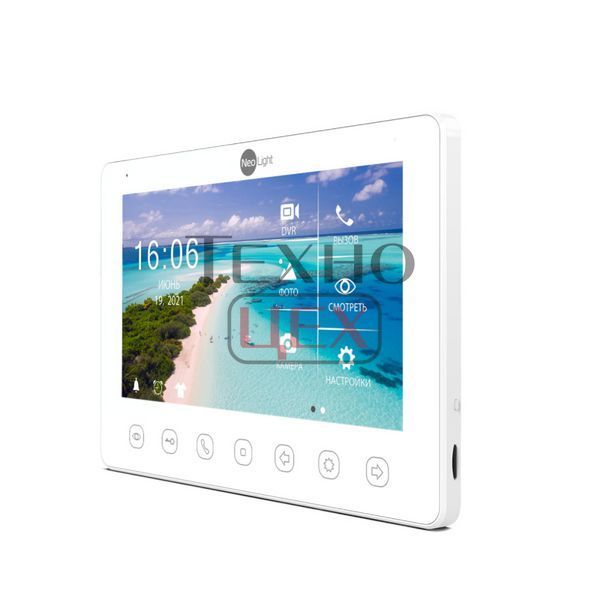 Комплект відеодомофона Neolight NeoKIT HD+ Graphite: відеодомофон 7" з детектором руху і 2 Мп відеопанель 178453 фото