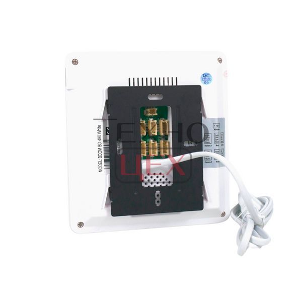 Комплект відеодомофона BCOM BD-480 White Kit: відеодомофон 4" і відеопанель 240552 фото