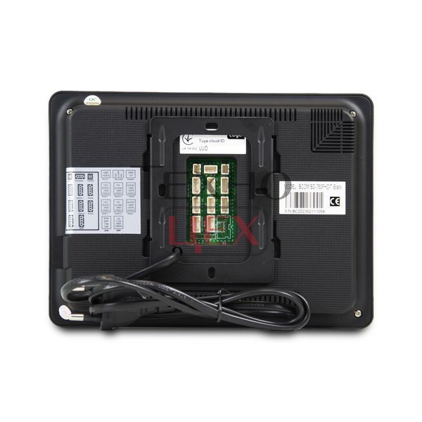 Комплект Wi-Fi відеодомофонa 7" BCOM BD-760FHD/T Black з підтримкою Tuya Smart + BT-400FHD Black 2488776 фото