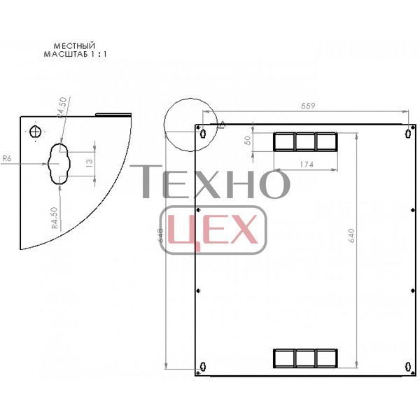 Шафа серверна CMS 15U 600 x 600 x 773 UA-MGSWL156B для мережевого обладнання 115292 фото
