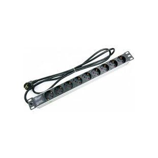 Мережевий фільтр Hypernet SPP9 9 розеток з кабелем 1.8 м 19'' 175470 фото