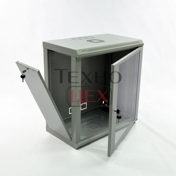 Шафа серверна CMS 12U 600 x 350 x 640 UA-MGSWL1235G для мережевого обладнання 201518 фото