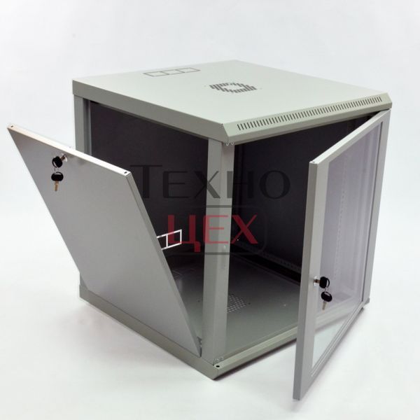 Шафа серверна CMS 12U 600 х 600 х 640 UA-MGSWL126G для мережевого обладнання 112069 фото