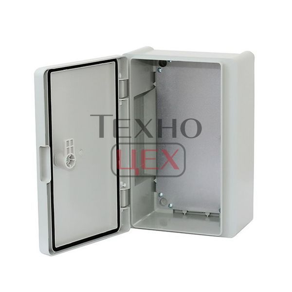 Щит ERKA 022 200 x 300 x 120 мм з монтажною панеллю і опаловими дверцятами 118604 фото