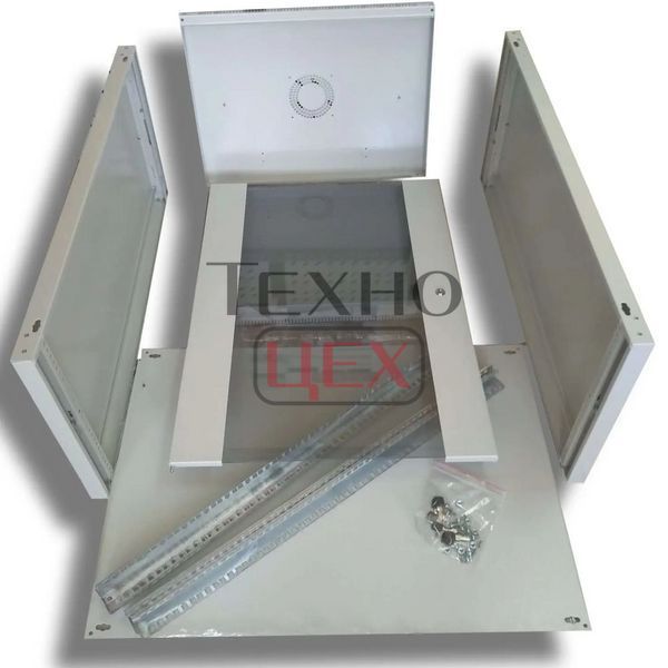 Шафа серверна Hypernet 18U 600 x 600 WMNC66-15U-FLAT для мережевого обладнання 162352 фото