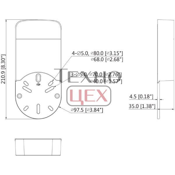 Розподільча коробка Dahua PFA12A 111887 фото