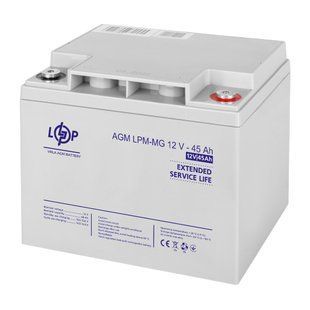 Акумулятор LogicPower 12V 45AH (AGM LPM-MG 12V - 45 Ah) мультигелевий 199461 фото