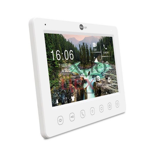 Комплект відеодомофона Neolight NeoKIT FHD Pro Silver: відеодомофон 7" з детектором руху і 2 Мп відеопанель 202018 фото