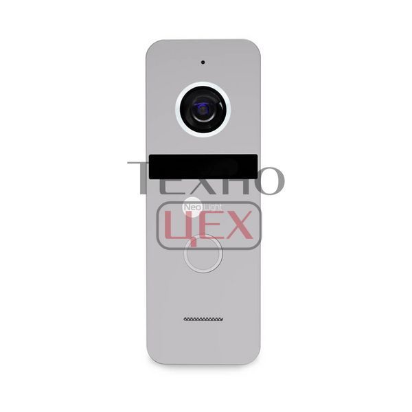 Комплект відеодомофона Neolight NeoKIT FHD Pro Silver: відеодомофон 7" з детектором руху і 2 Мп відеопанель 202018 фото