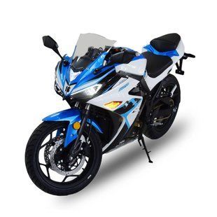 Електроскутер TV6 mid-drive Wuxi Electric 3000W 72V 60Ah white & blue 291186 фото