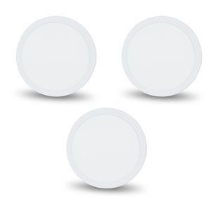 Комплект із 3-х світильників світлодіодних LIGHTWELL LW-R-SFR-12 12 W коло, накладний 2959341 фото