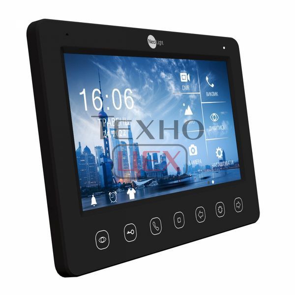 Комплект відеодомофона Neolight NeoKIT FHD Pro B/Graphite: відеодомофон 7" з детектором руху і 2 Мп відеопанель 202019 фото