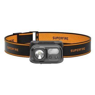 Налобний ліхтар SUPERFIRE HL23-X, що перезаряджається, потужністю 2 Вт 302924 фото