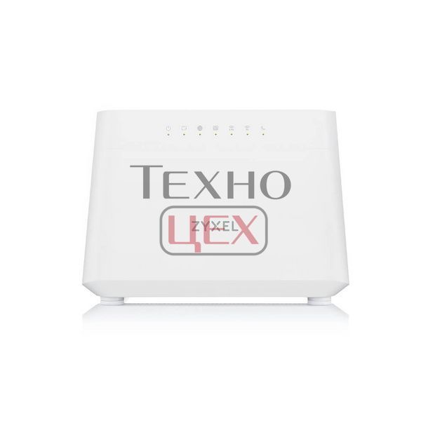 Бездротовий маршрутизатор ZyXEL EX3301-T0 AX1800, 1xGE WAN, 4xGE LAN, 2xFXS, 1xUSB2.0, EasyMesh, TR-069, MU-MIMO (EX3301-T0-EU01V1F) 239735 фото