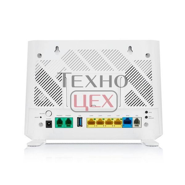 Бездротовий маршрутизатор ZyXEL EX3301-T0 AX1800, 1xGE WAN, 4xGE LAN, 2xFXS, 1xUSB2.0, EasyMesh, TR-069, MU-MIMO (EX3301-T0-EU01V1F) 239735 фото
