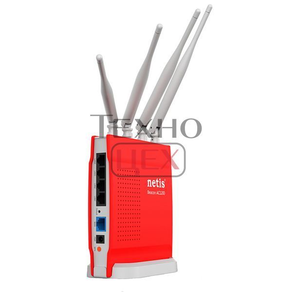 Точка доступу з мережним адаптером NETIS WRL ROUTER 1200MBPS 1000M/4P DUAL BAND WF2681 114495 фото