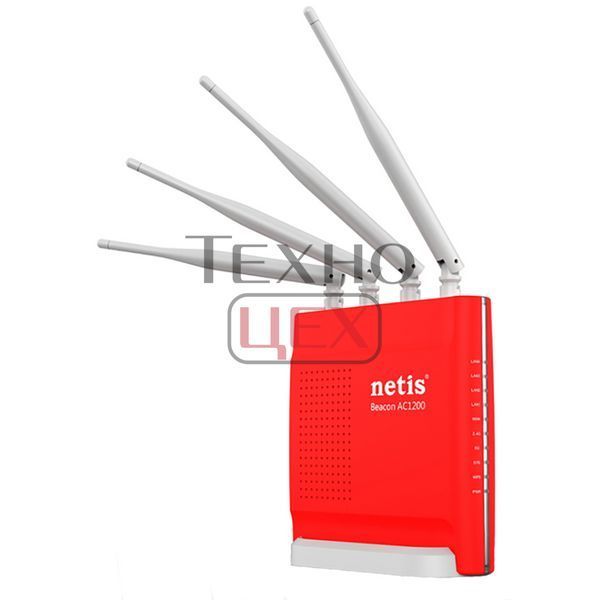 Точка доступу з мережним адаптером NETIS WRL ROUTER 1200MBPS 1000M/4P DUAL BAND WF2681 114495 фото