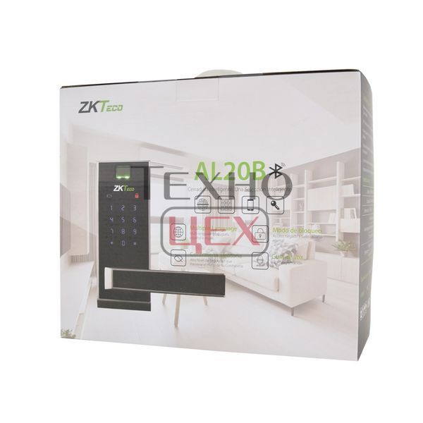 Smart замок ZKTeco AL20B right для правих дверей з Bluetooth і зчитувачем відбитку пальця 115306 фото