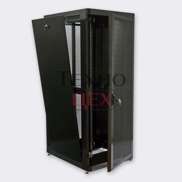 Шафа серверна CMS 42U 800 х 1055 UA-MGSE42810PB з перфорованими дверима для мережевого обладнання 201580 фото