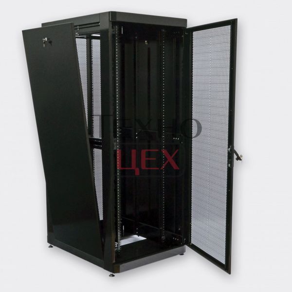 Шафа серверна CMS 42U 800 х 1055 UA-MGSE42810PB з перфорованими дверима для мережевого обладнання 201580 фото
