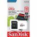 Карта пам'яті з адаптеором SanDisk MICRO SDHC 16GB UHS-I SDSQUNS-016G-GN3MA 115696 фото 2