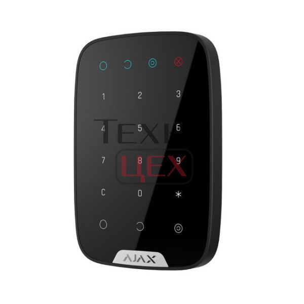 Бездротова сенсорна клавіатура Ajax Keypad black 100560 фото