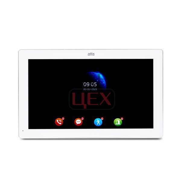 Комплект відеодомофона ATIS AD-1070FHD White + AT-400FHD Silver 1125918 фото