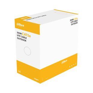 Кабель вита пара UTP CAT5e Dahua DH-PFM920-5EU зовнішній 305 м (0.5 мм) 248688 фото