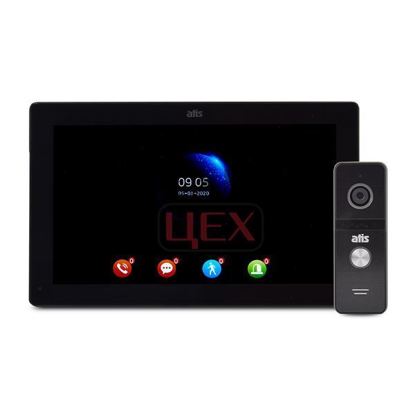 Комплект відеодомофона ATIS AD-1070FHD Black + AT-400FHD Black 1125919 фото Комплект відеодомофона ATIS AD-1070FHD Black + AT-400FHD Black 1125919 фото