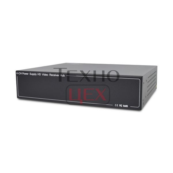 Активний 4-канальний приймач ATIS AL-1204 UHD відеосигналу і живлення через UTP 114872 фото