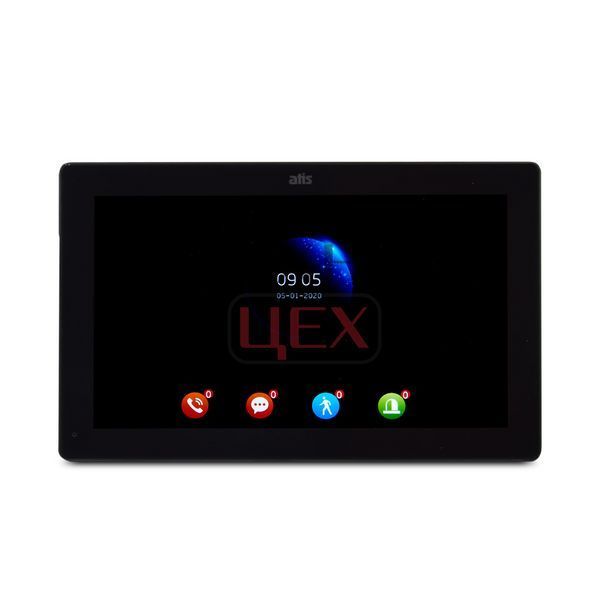 Комплект відеодомофона ATIS AD-1070FHD Black + AT-400FHD Silver 1125910 фото