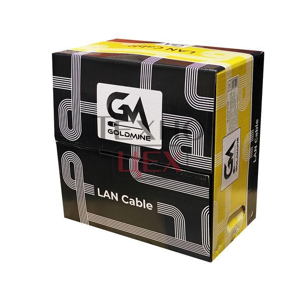 Кабель звита пара GoldMine GM UTP 4*2*24AWG(0,51) СU CAT.5E PE (UTP мідь зовнішній) бухта 305 м 289206 фото