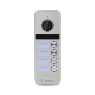 Відеопанель BCOM BT-404HD Silver на 4 абоненти 240577 фото