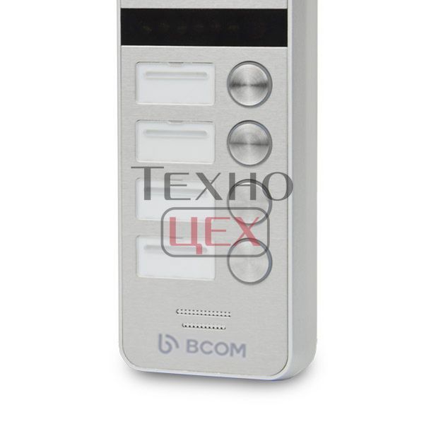Відеопанель BCOM BT-404HD Silver на 4 абоненти 240577 фото