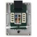 Розетка Kingda 1хRJ45 UTP біла 244027 фото 3