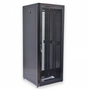 Шафа серверна CMS 45U 800 х 865 UA-MGSE4588MPB посилена з перфорованими дверима для мережевого обладнання 201588 фото