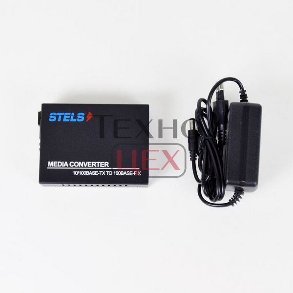 Медiаконвертер 100M 20км WDM SC LFP, STELS-F110SB-20B-LFP-1550 285096 фото
