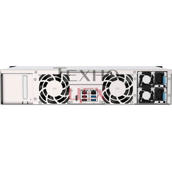 Система зберігання даних QNAP TS-1253DU-RP-4G з 12 відсіками для дисків, 4GB RAM, стійкове виконання 2U 116370 фото