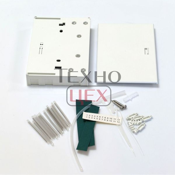 Абонентська розетка/бокс LW FTTH, для 4xSC simplex/ LC duplex прохідна 209927 фото