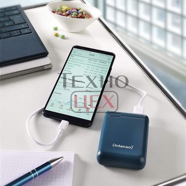 Повербанк Intenso Powerbank XS 10000 (petrol) ємністю 10000 мА&middot;год 233778 фото