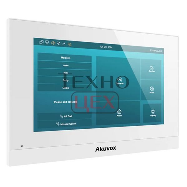 IP-відеодомофон 7" Akuvox C313N white 281587 фото