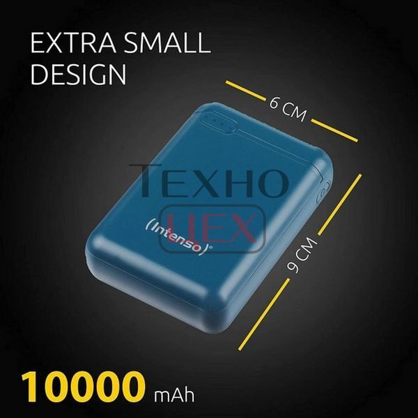 Повербанк Intenso Powerbank XS 10000 (petrol) ємністю 10000 мА&middot;год 233778 фото