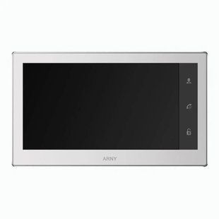 Відеодомофон 10" Arny AVD-1040 (2Mpx) PiP white IPS з детектором руху і записом відео 270362 фото