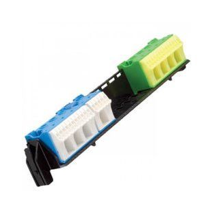 Тримач з клемами Hager VZ462 16*N+14*PE/4*N+4*PE для щитів серії Volta 24(28) модулів 290345 фото