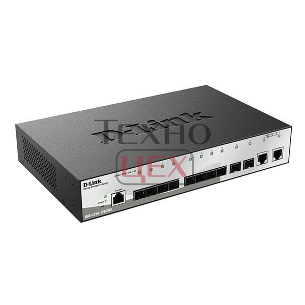 Комутатор D-Link DGS-1210-12TS/ME 10xSFP(1G), 2x1GE керований 119419 фото