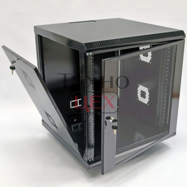 Шафа серверна CMS 12U 600 х 600 х 640 UA-MGSWA126B для мережевого обладнання 201541 фото