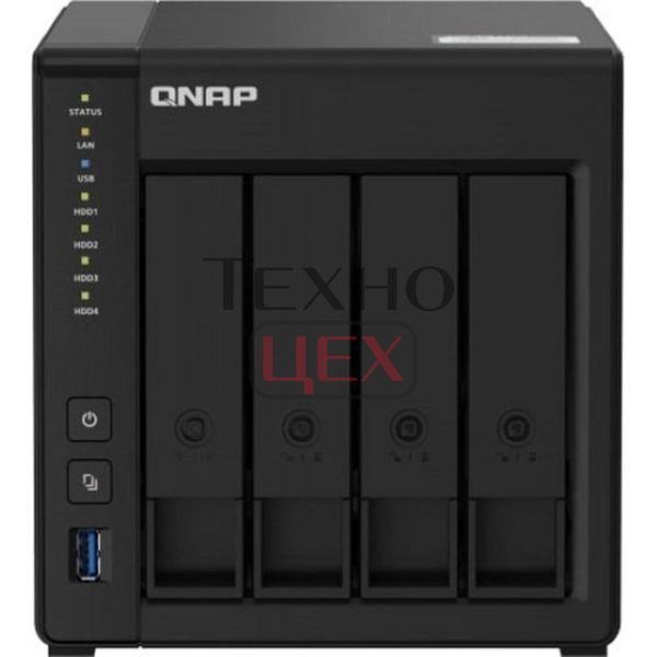 Система зберігання даних QNAP TS-451D2-2G з 4 відсіками для дисків, 2GB RAM, настільне виконання 156622 фото