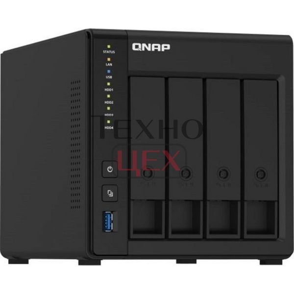 Система зберігання даних QNAP TS-451D2-2G з 4 відсіками для дисків, 2GB RAM, настільне виконання 156622 фото